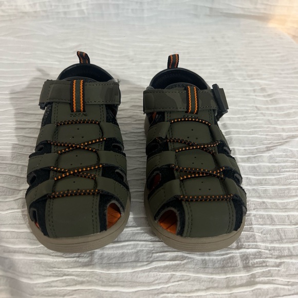 Eddie Bauer Boys Kids Toddler Edmund 10M Sandals Outdoor Green Closed Toe Shoes - Picture 4 of 10